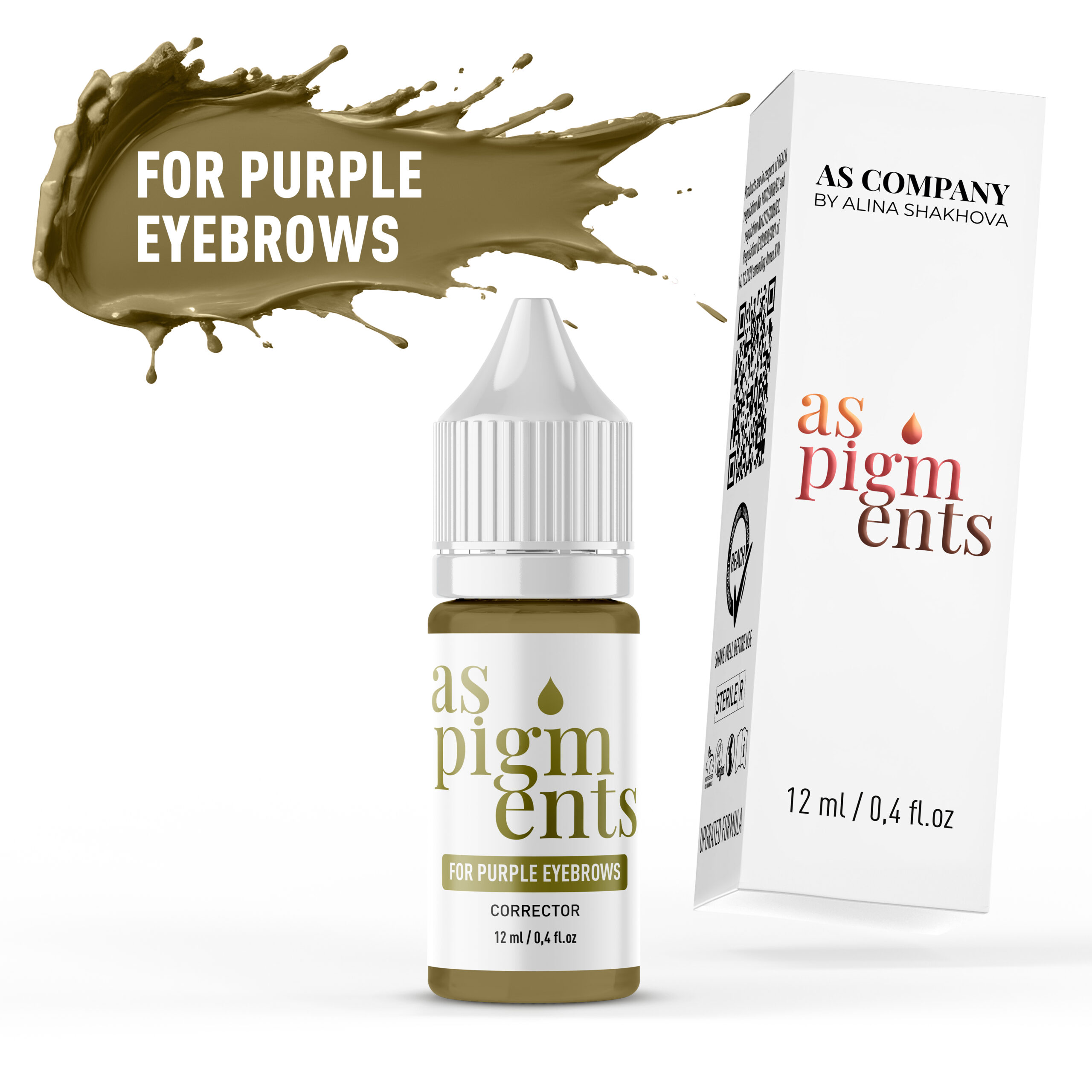 AS Classic Pigments For Purple Eyebrows