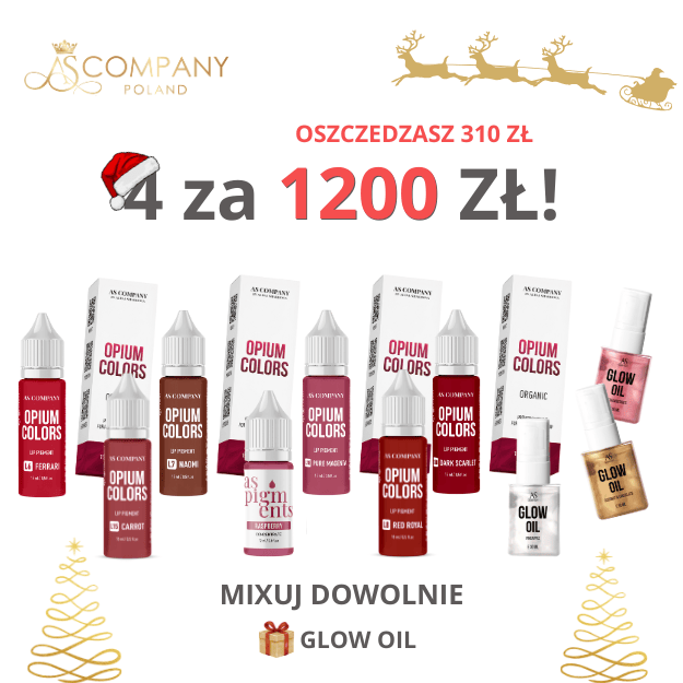 4 Pigmenty do ust + Glow Oil