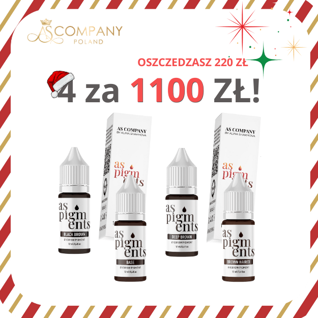 Pigmenty do brwi AS CLASSIC